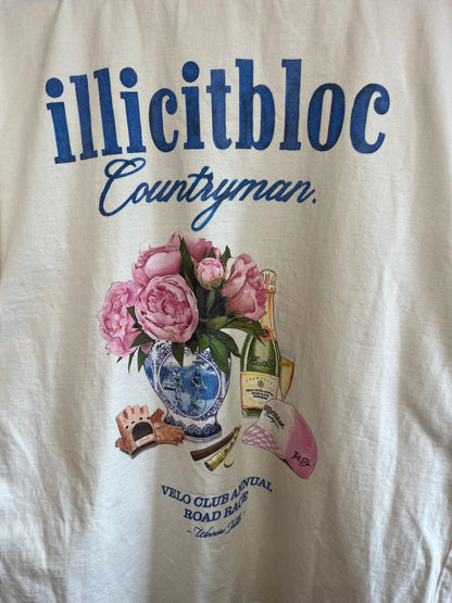 Illicit Bloc Cream T-Shirt - Medium