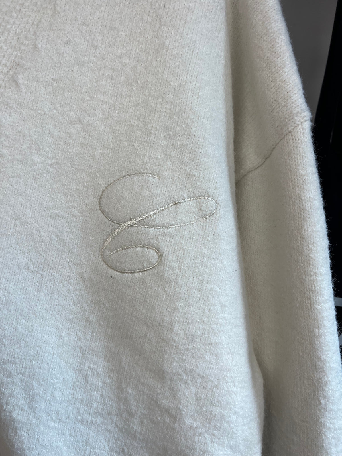 The Couture Club Cream Knit Cardigan - Medium