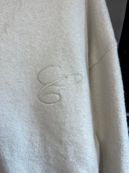 The Couture Club Cream Knit Cardigan - Medium