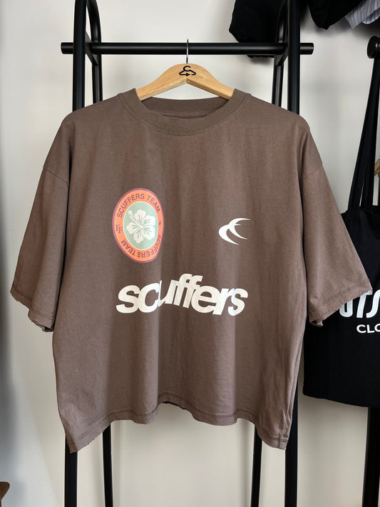 Scuffers Brown T-Shirt - Medium