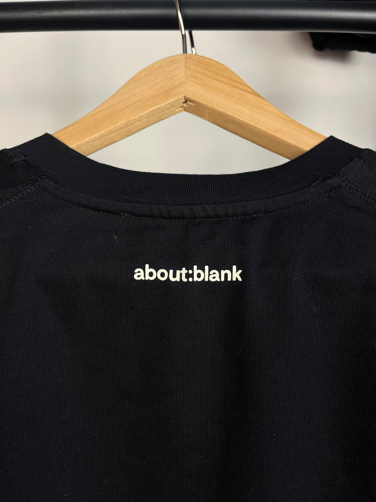 About:Blank Black T-Shirt - Large