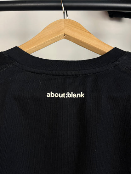 About:Blank Black T-Shirt - Large