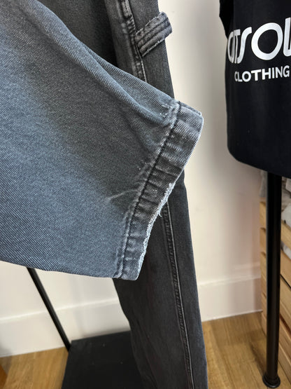 Abercrombie Washed Black Carpenter Jeans W32 L32