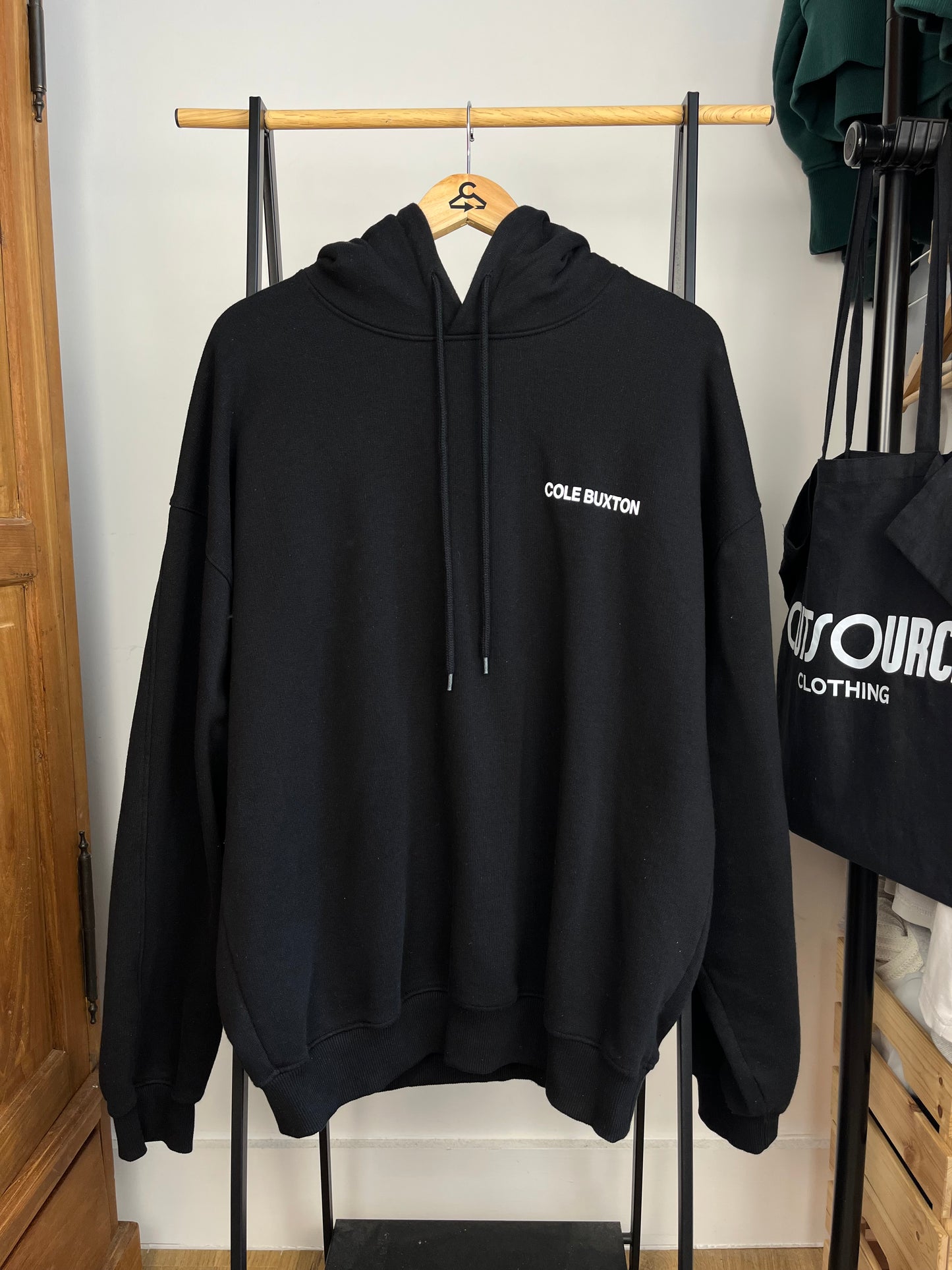 Cole Buxton Black Hoodie - Medium