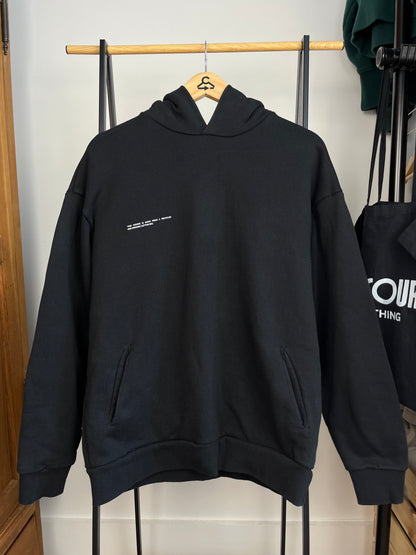 Pangaia Black Hoodie - Medium