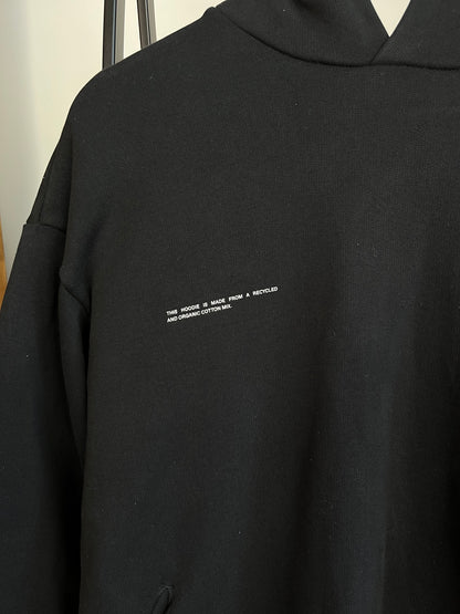 Pangaia Black Hoodie - Medium