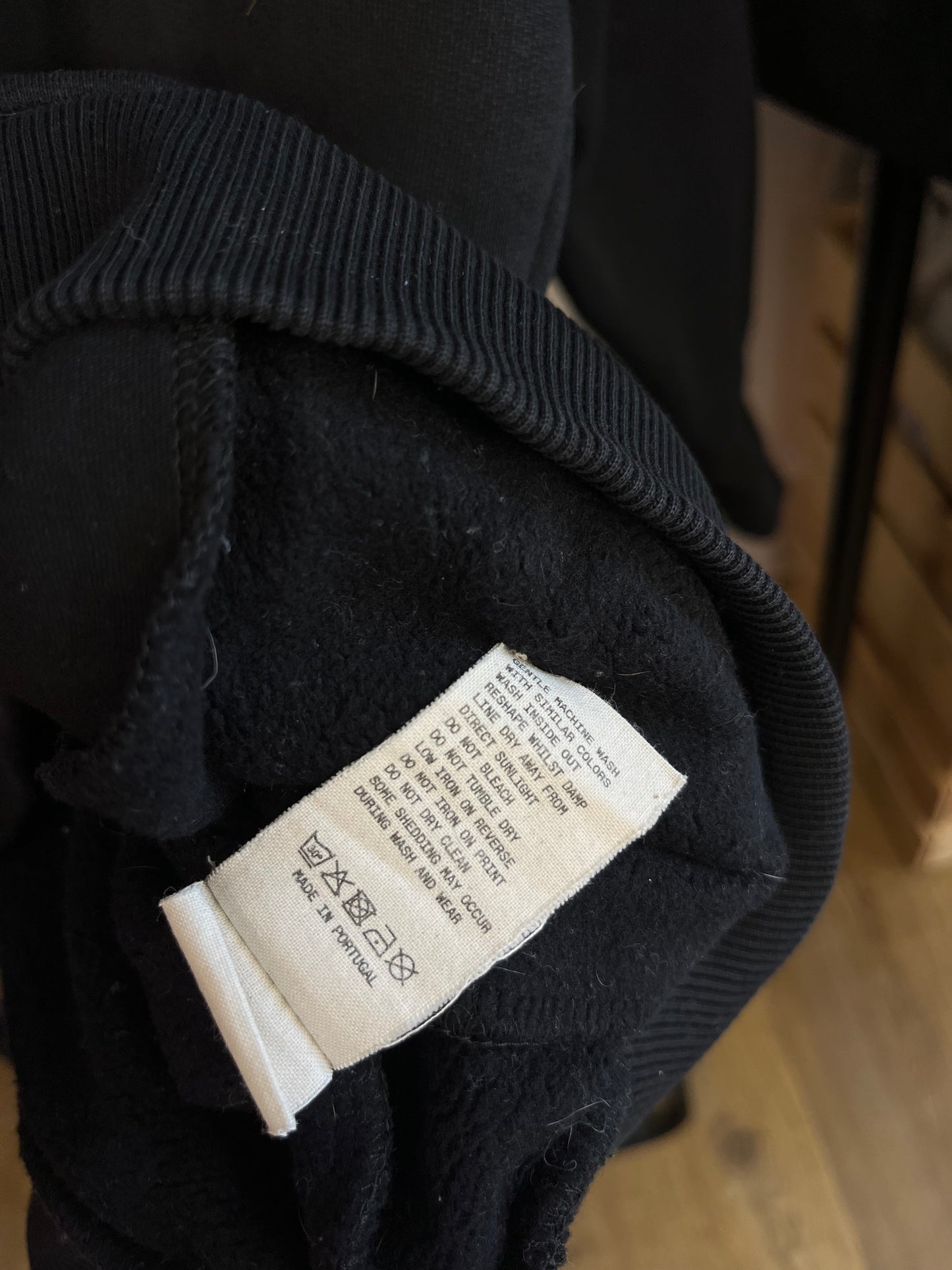 Pangaia Black Hoodie - Medium