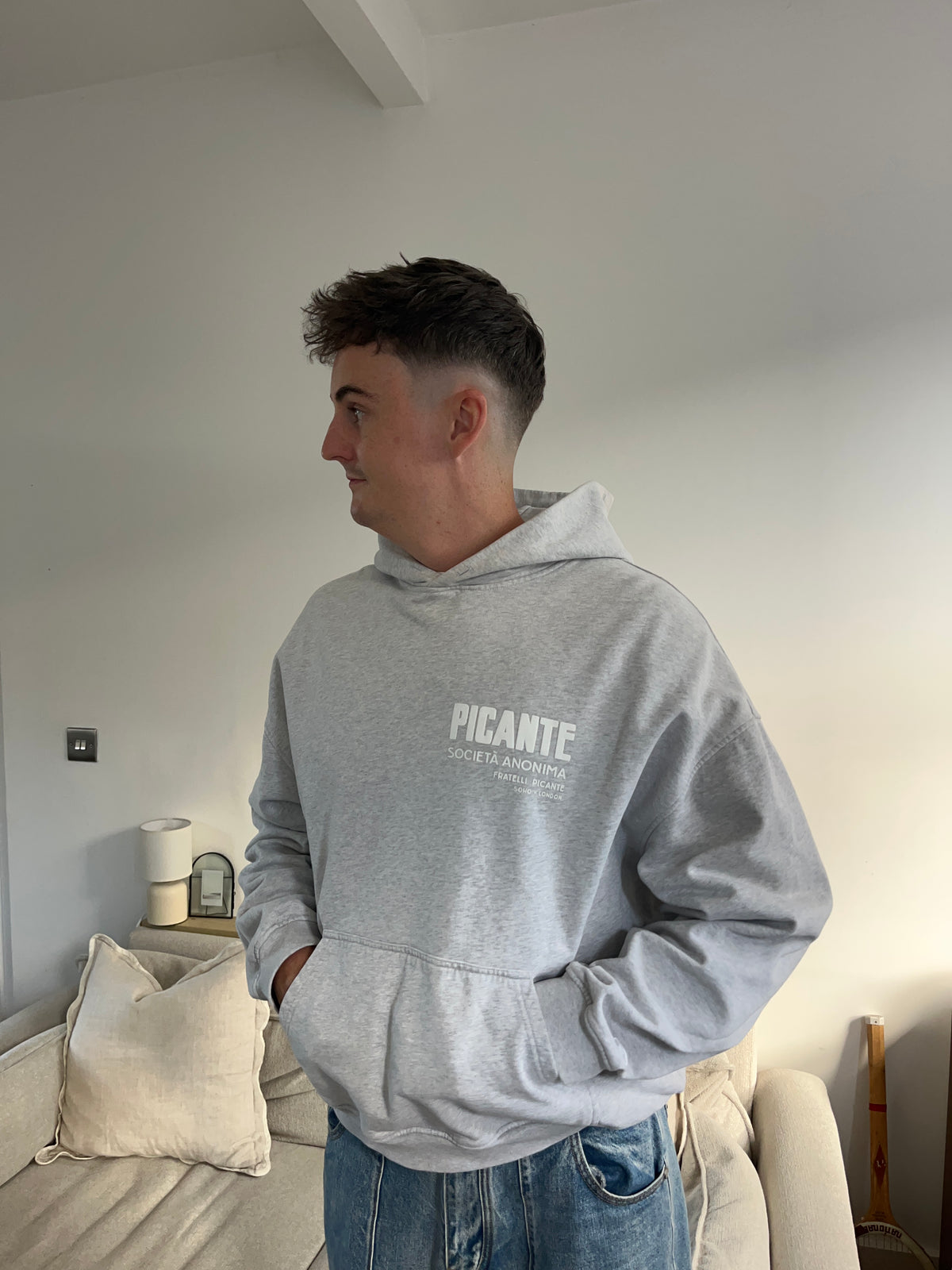 Picante Grey Hoodie - XXL