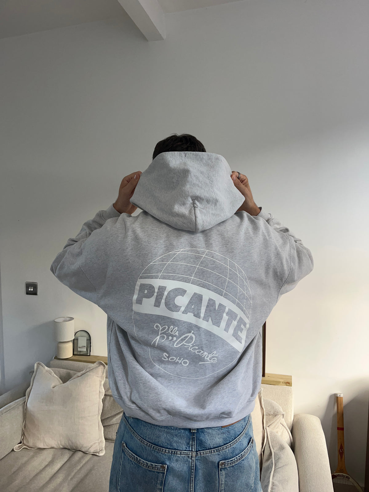 Picante Grey Hoodie - XXL