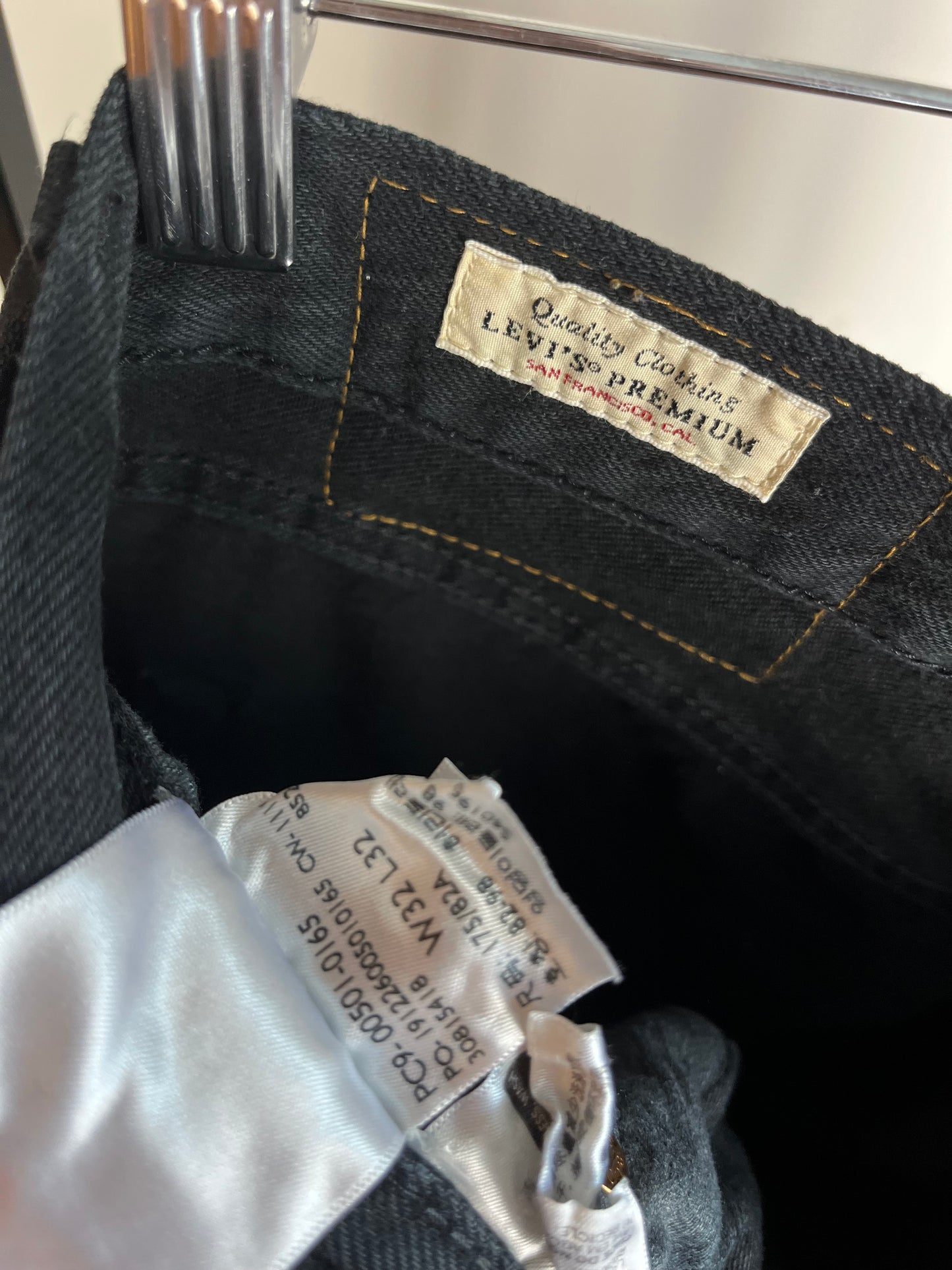 Levi’s 501 Black Jeans W32 L32
