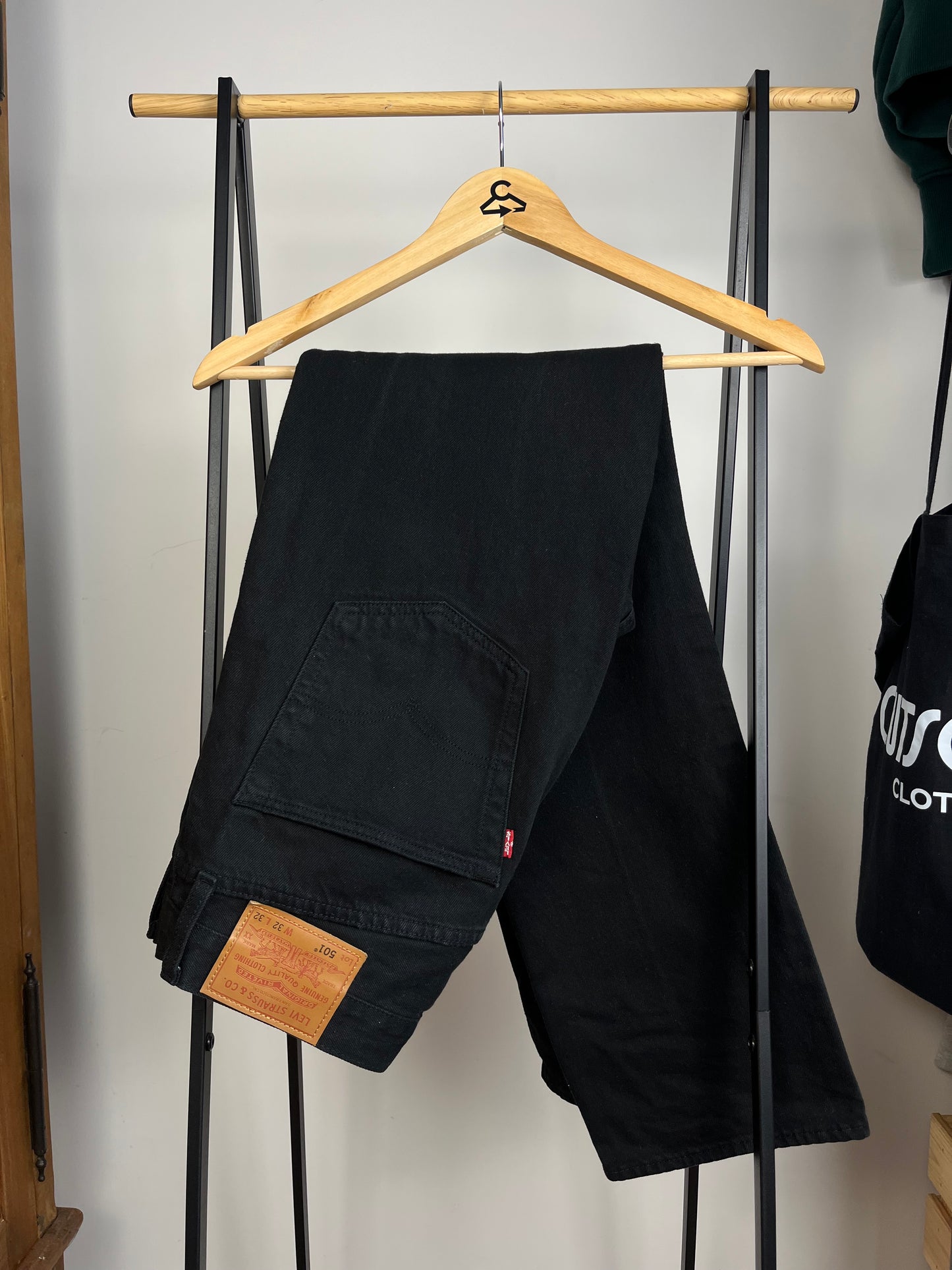 Levi 501 Black Jeans W32 L32