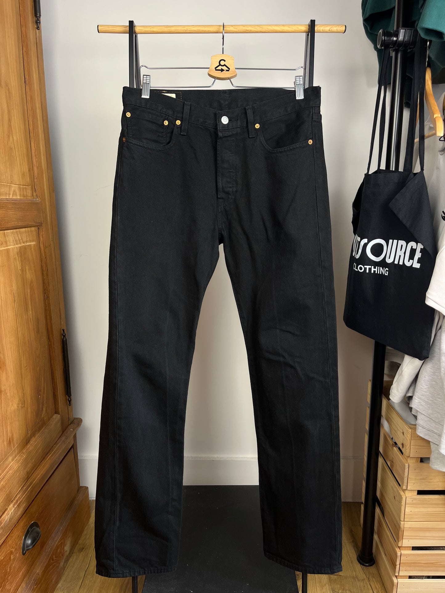 Levi 501 Black Jeans W32 L32