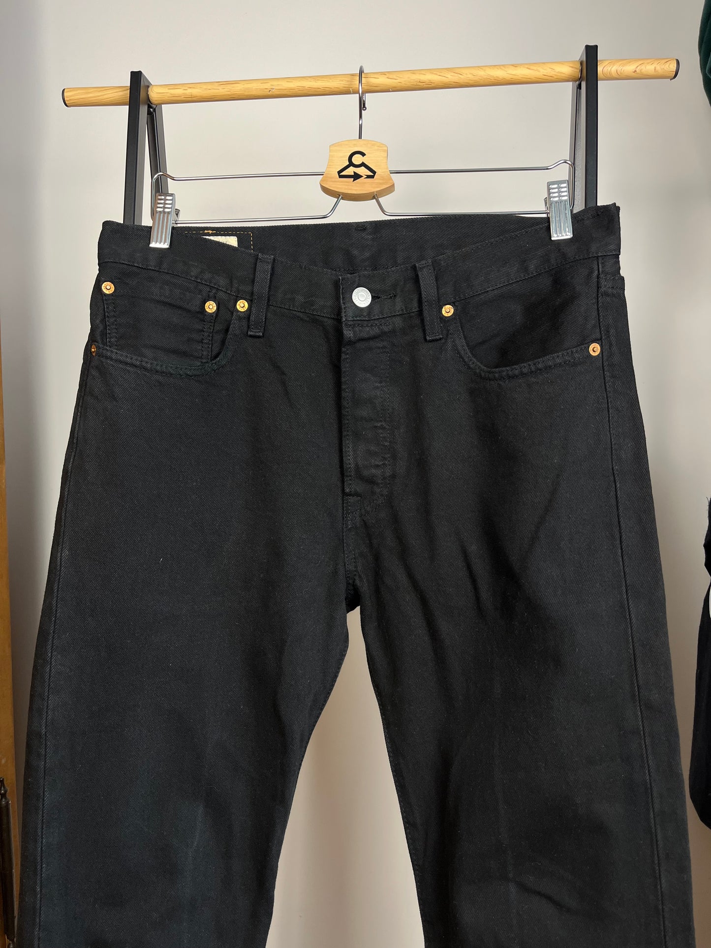 Levi 501 Black Jeans W32 L32