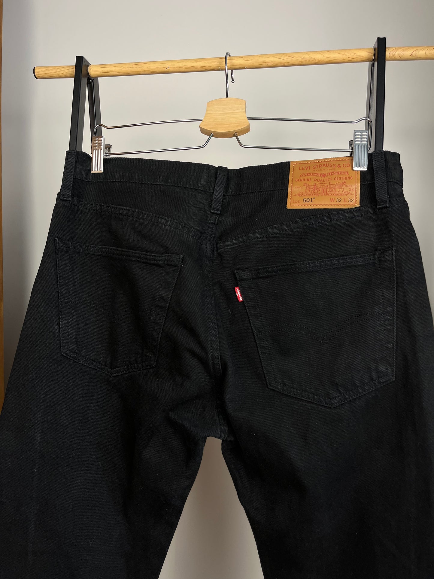 Levi 501 Black Jeans W32 L32
