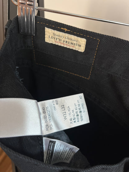 Levi 501 Black Jeans W32 L32