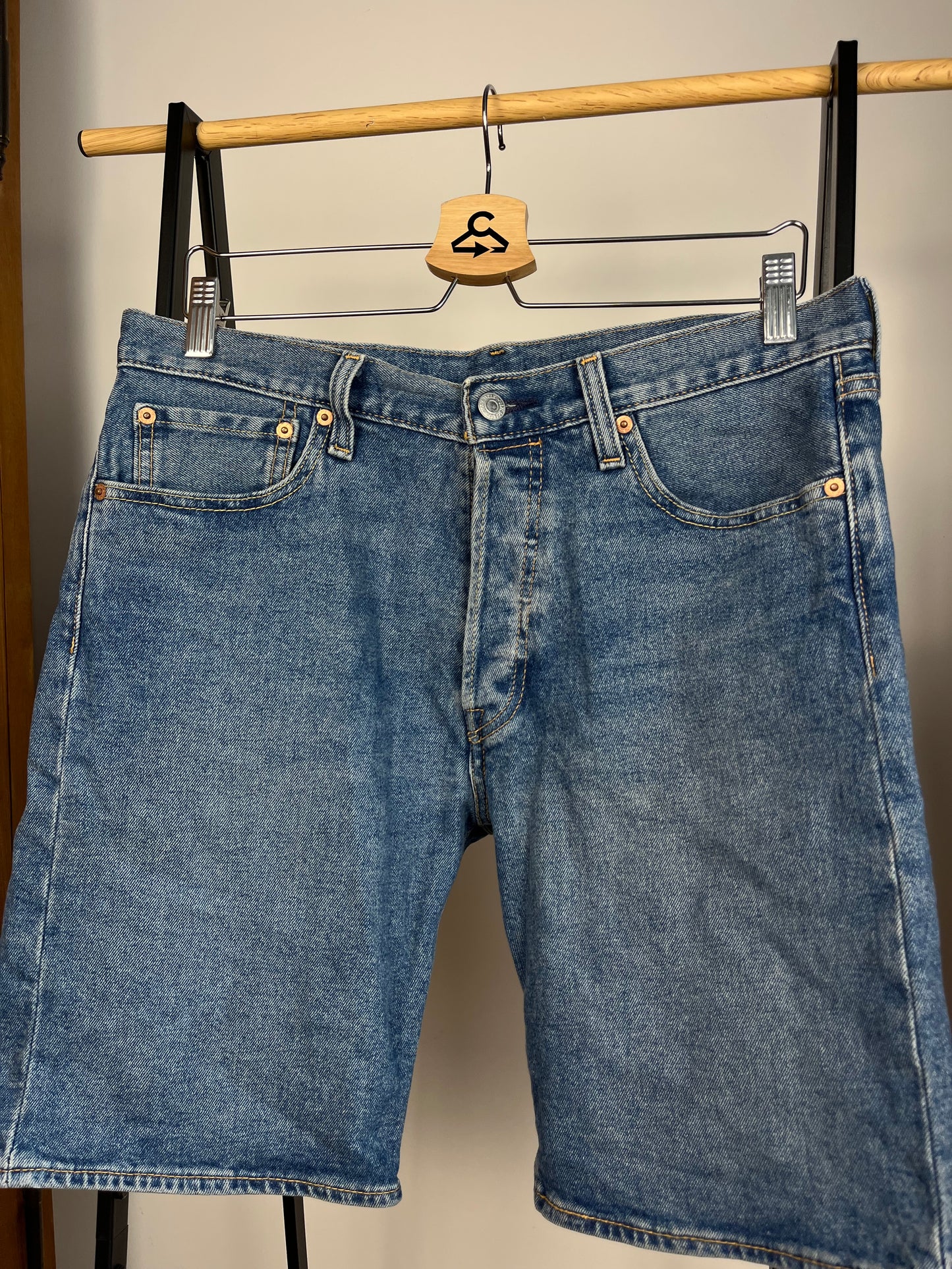 Levi’s 501 Blue Shorts - W32