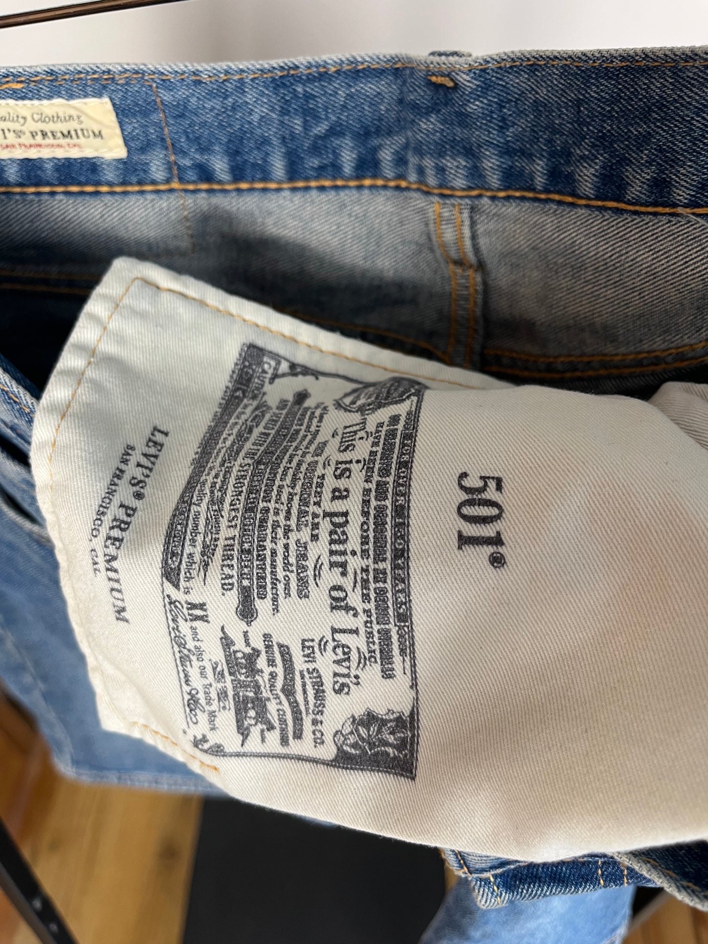 Levi’s 501 Blue Shorts - W32