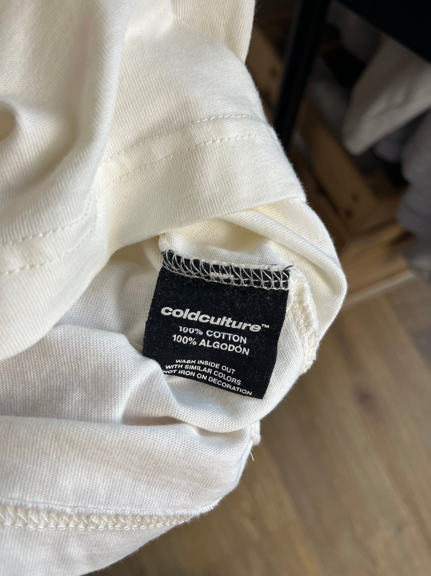 Cold Culture Off White T-Shirt - Medium