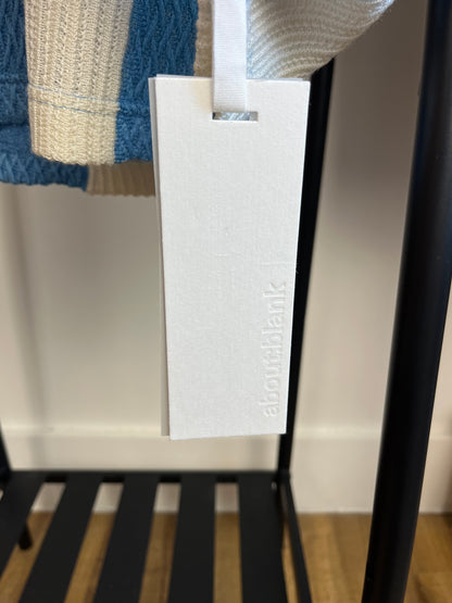 About:Blank Light Blue Knitted Football Shirt - Small