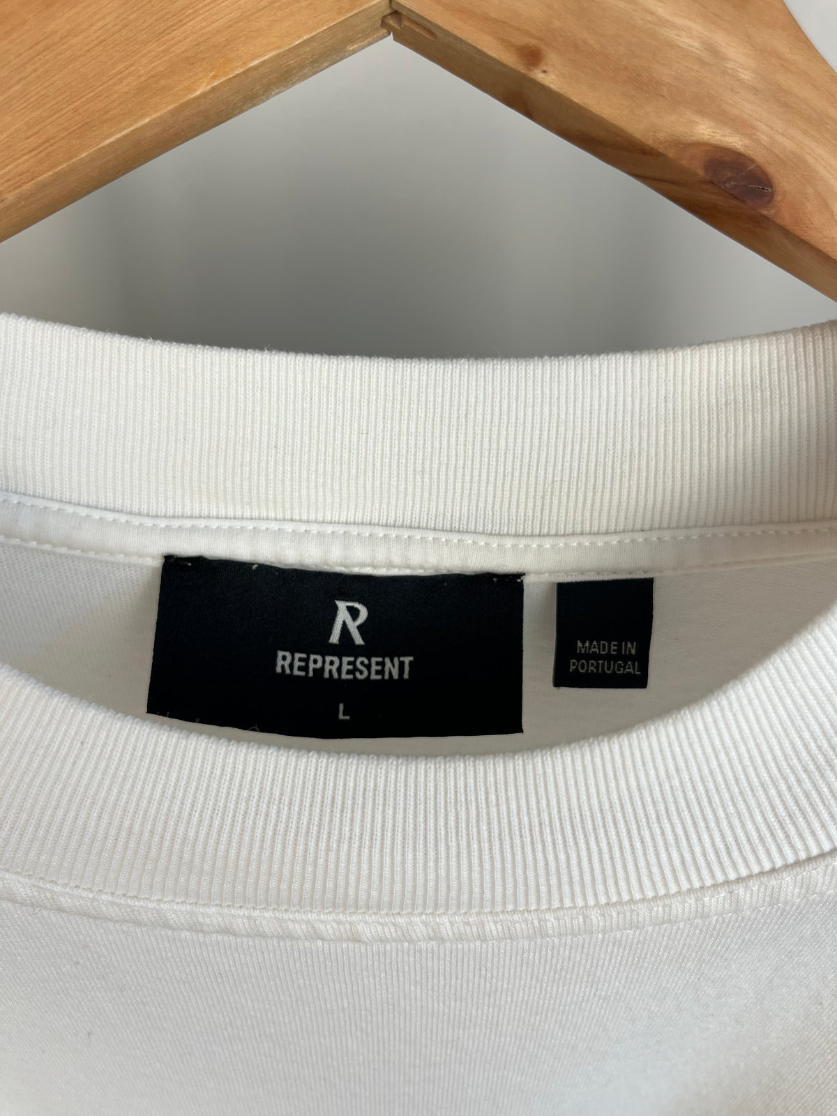 Represent White T-Shirt - Large