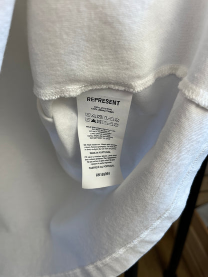 Represent White T-Shirt - Large