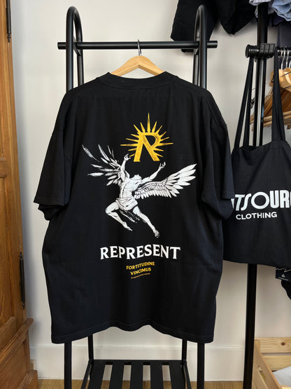 Represent Black T-Shirt - Large