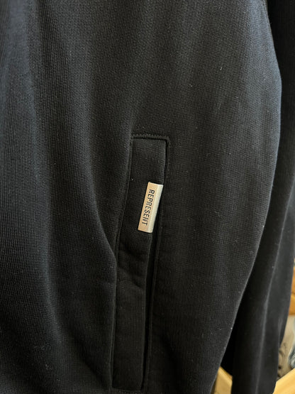 Represent Black Zip Up Hoodie - Large