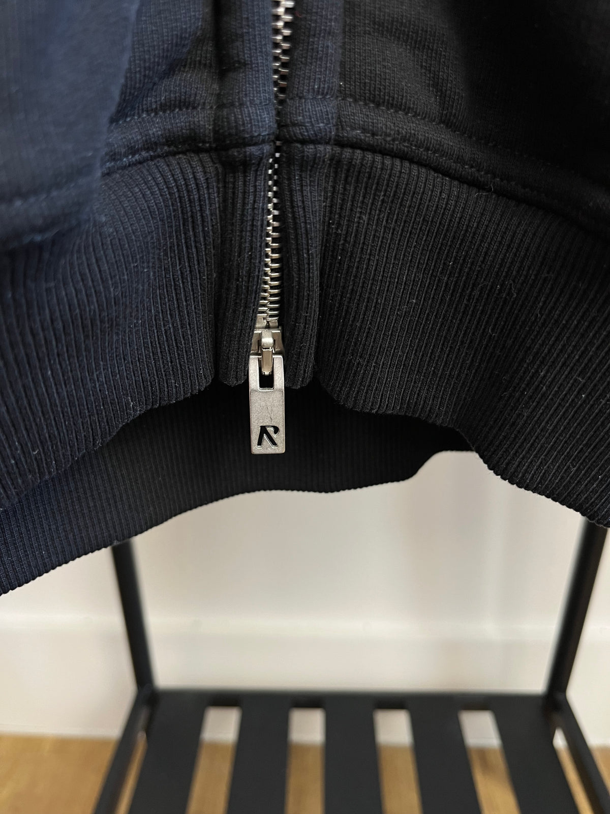 Represent Black Zip Up Hoodie - Large