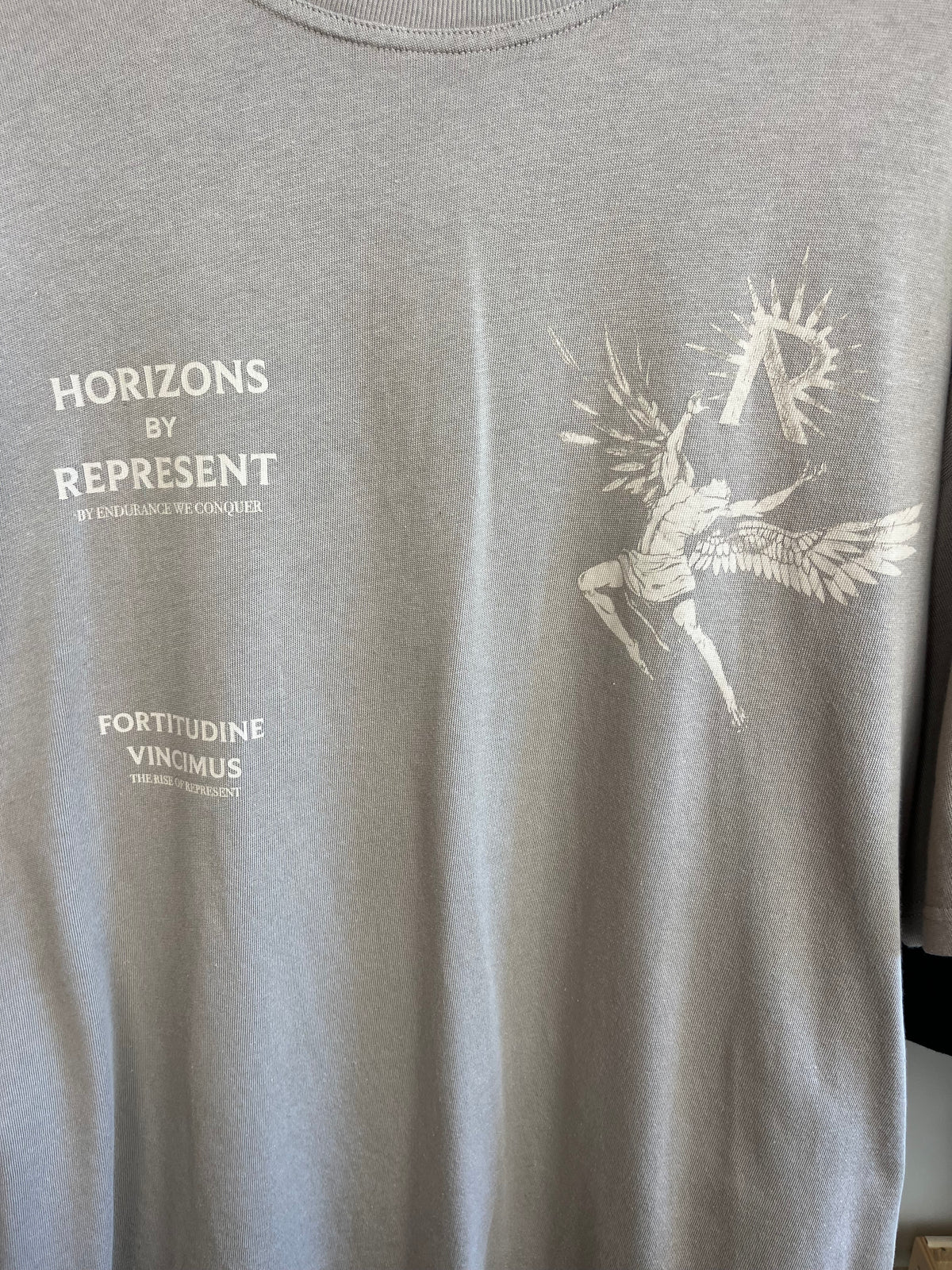 Represent Beige/Brown T-Shirt - Large