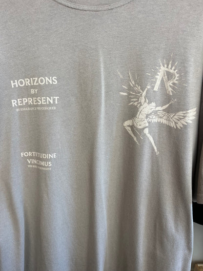 Represent Beige/Brown T-Shirt - Large