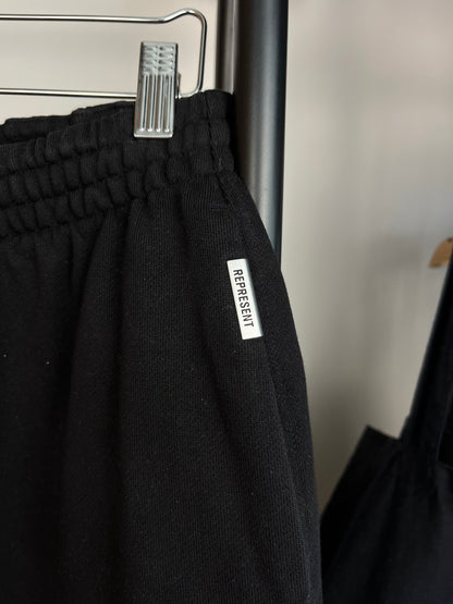 Represent Black Initial Joggers - Large