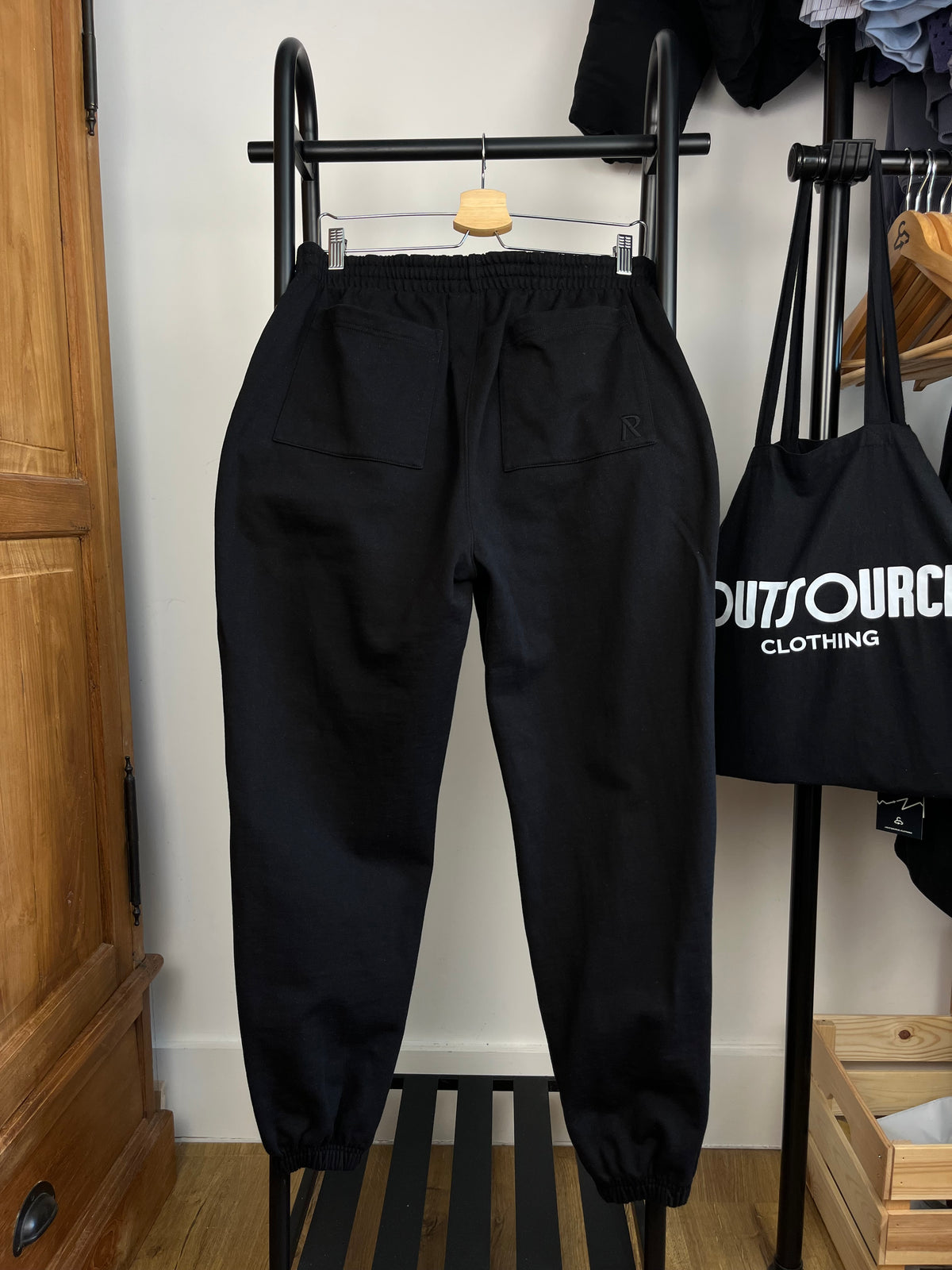 Represent Black Initial Joggers - Large
