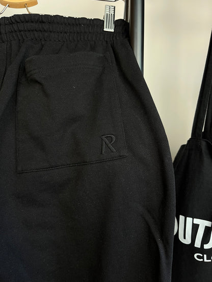 Represent Black Initial Joggers - Large