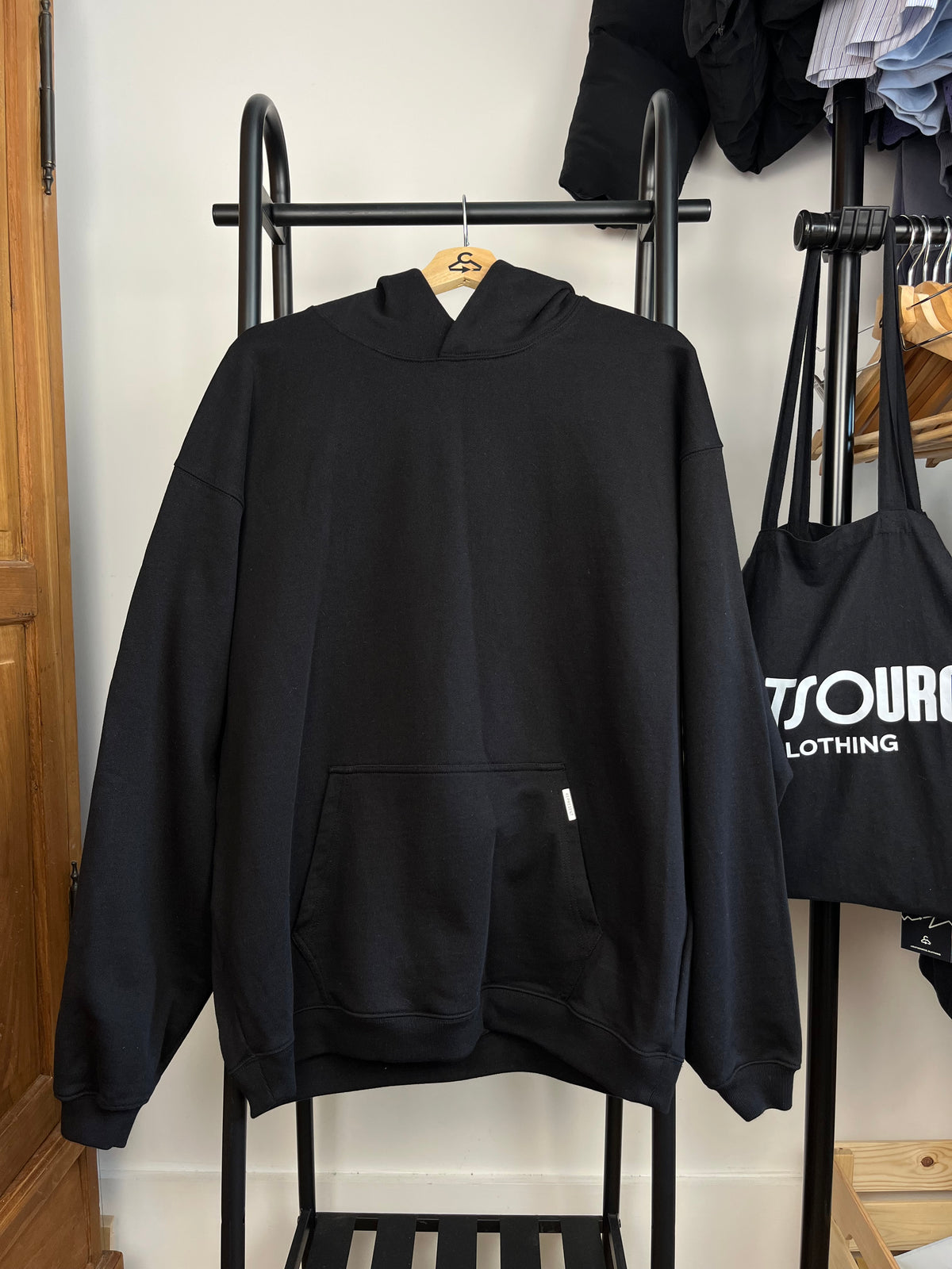 Represent Black Initial Hoodie - Large