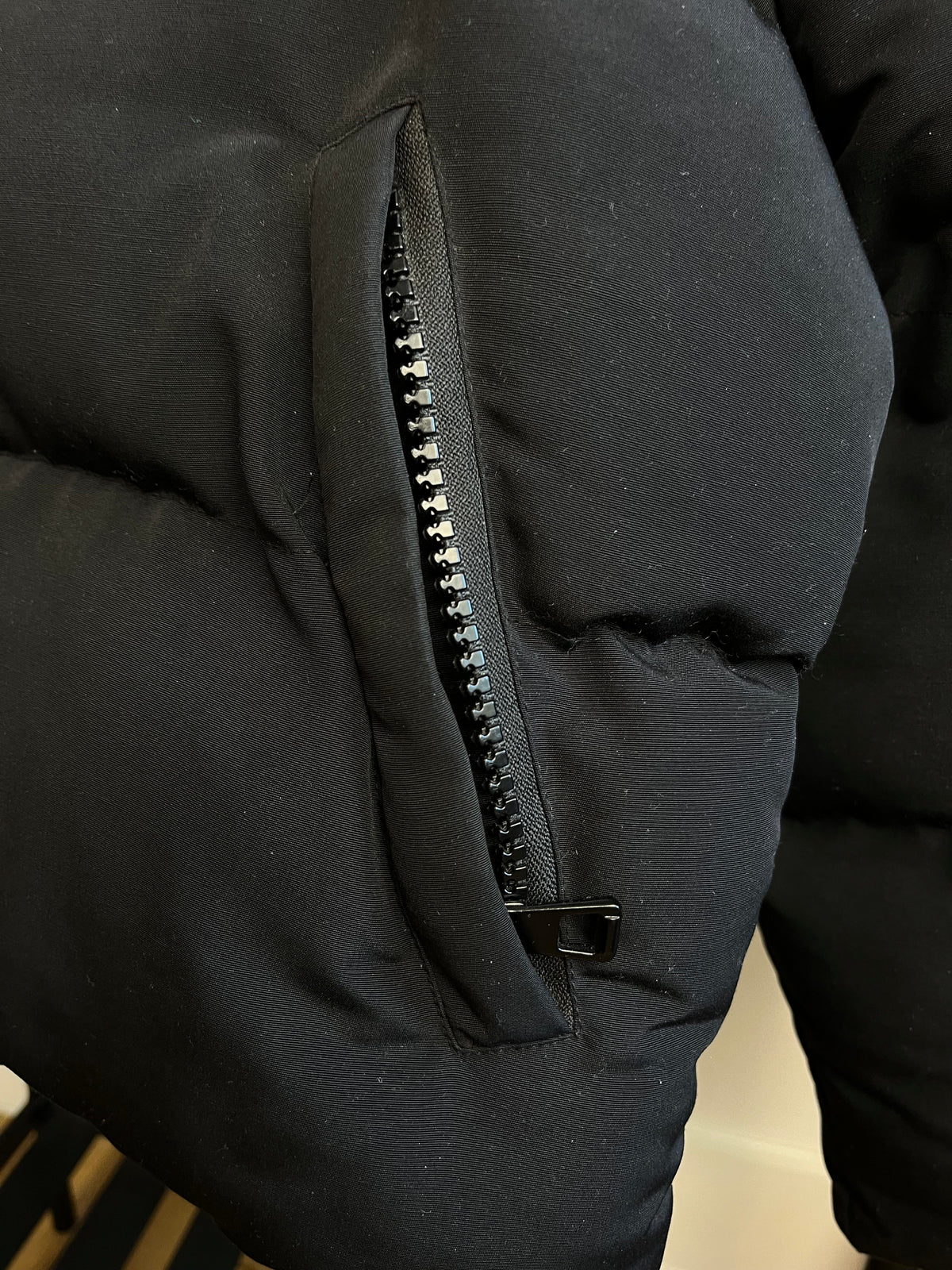 Sweats Collective Black Puffer Coat - Medium