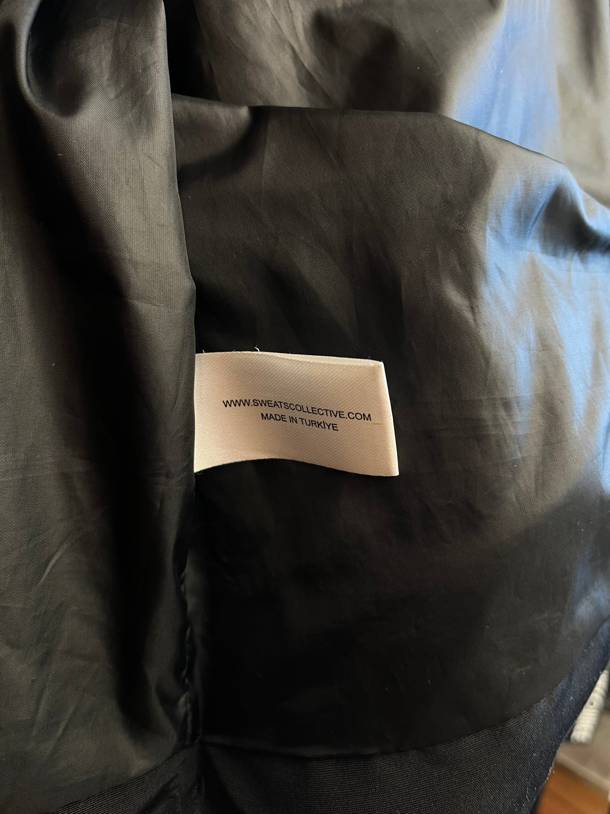 Sweats Collective Black Puffer Coat - Medium