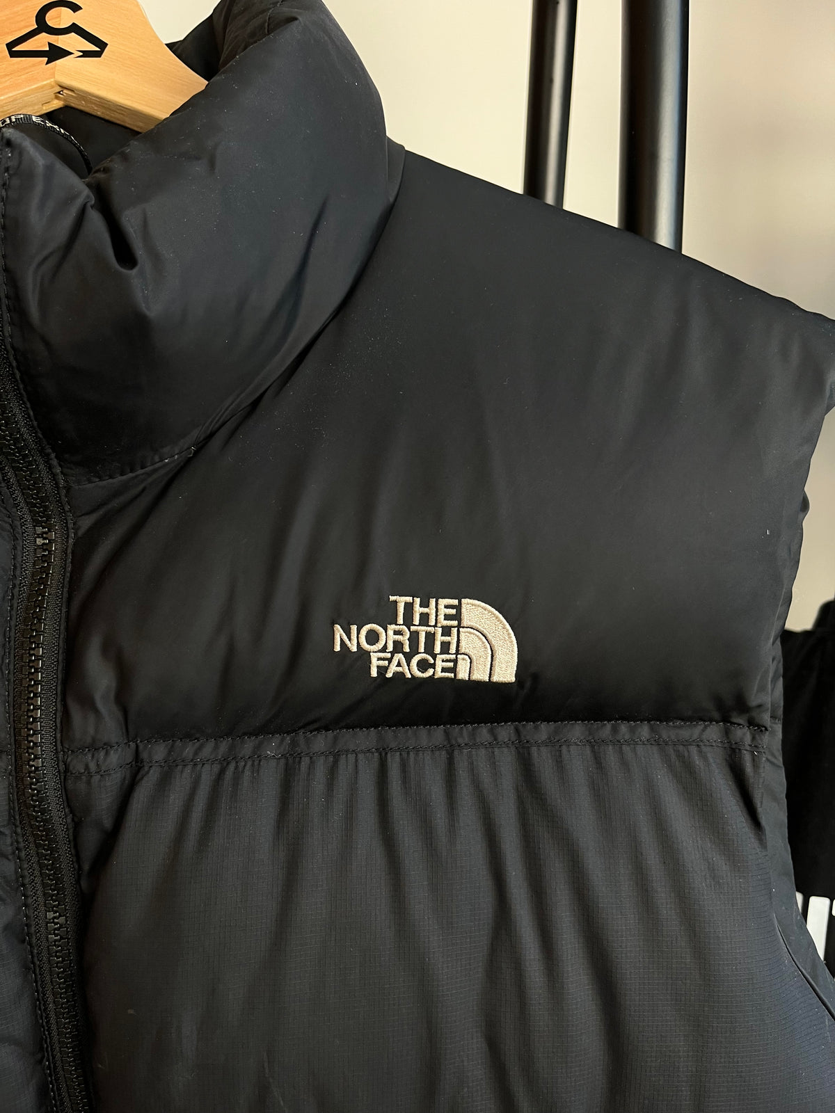 North Face Black Gilet - Large