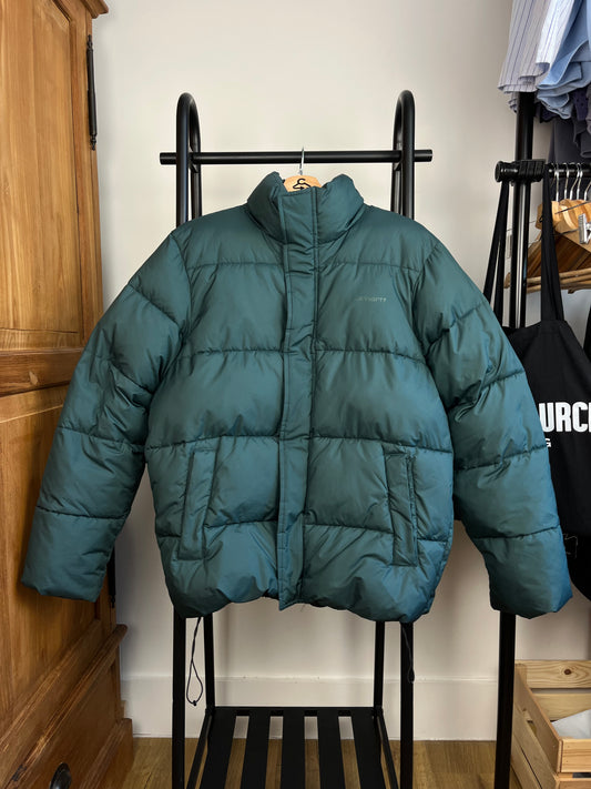 Carhartt Green Puffer Coat - Small