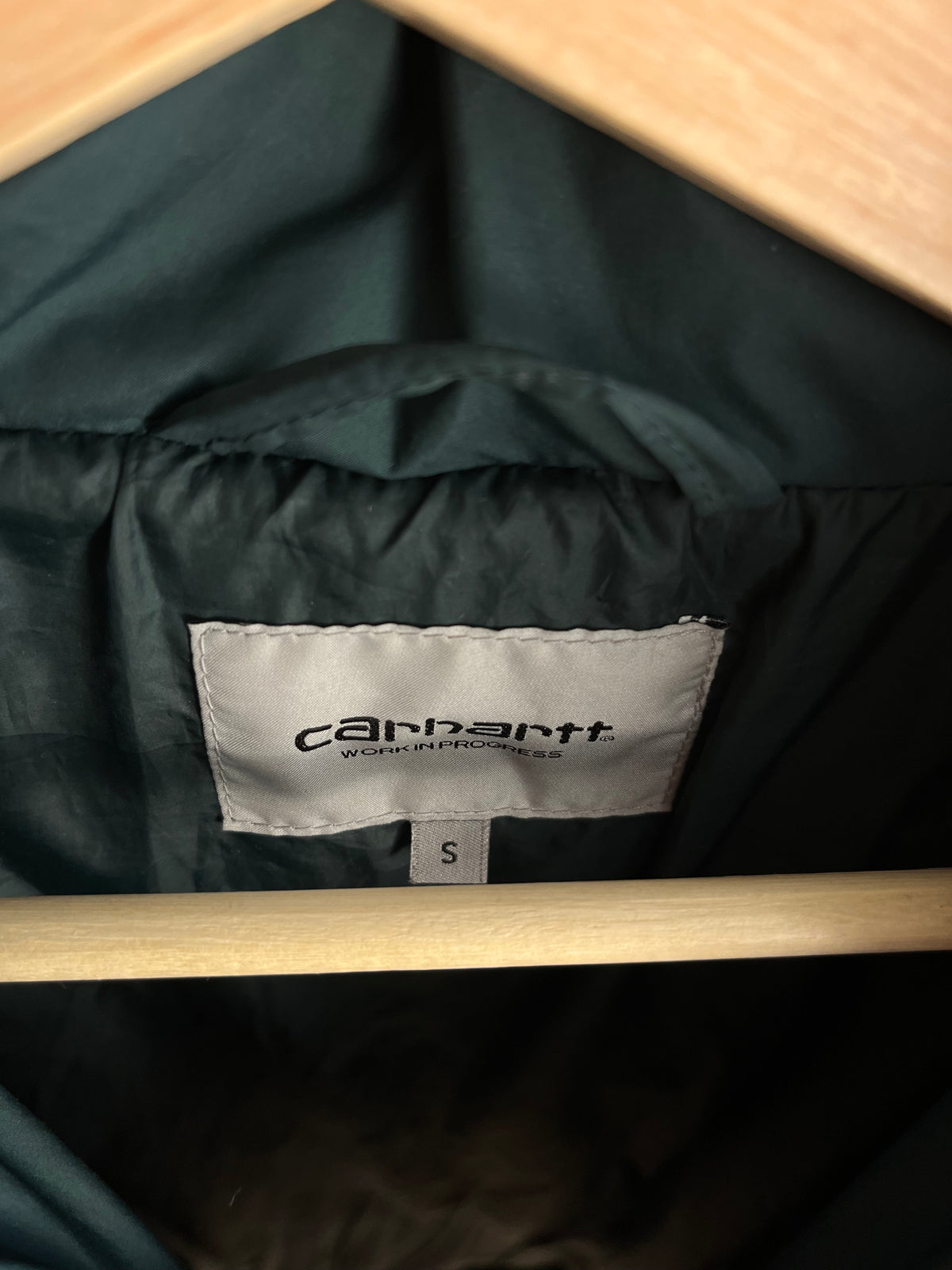 Carhartt Green Puffer Coat - Small
