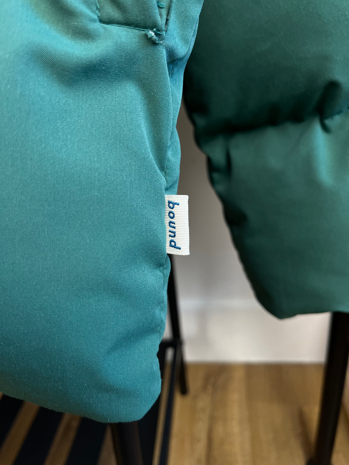 Bound Green Puffer Coat - Large
