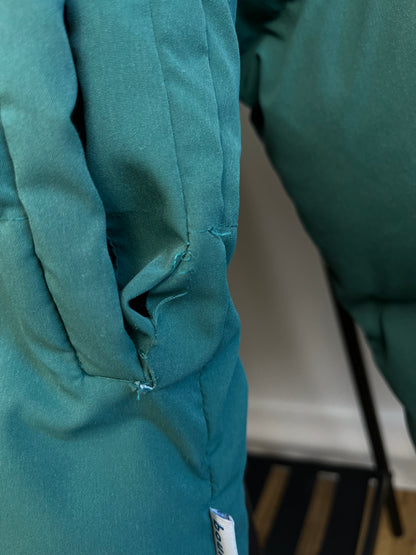 Bound Green Puffer Coat - Large