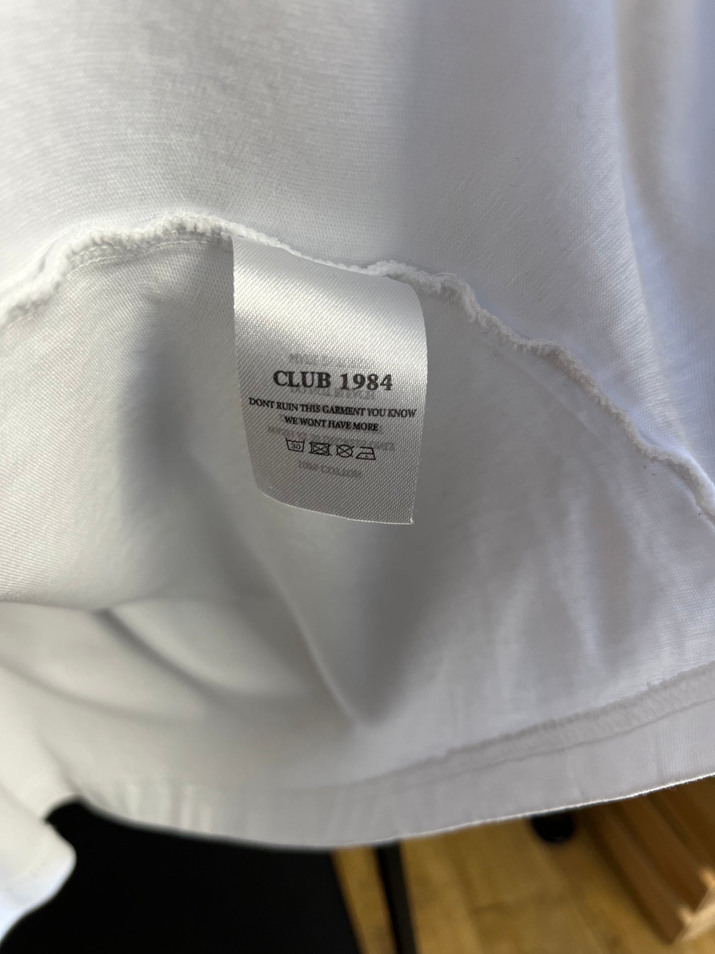 Club 1984 White T-shirt - XXL