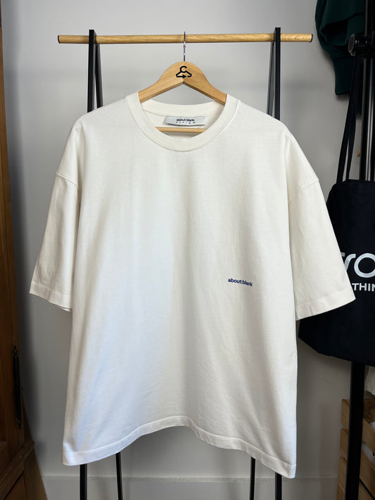 About:Blank Off White T-shirt - XL