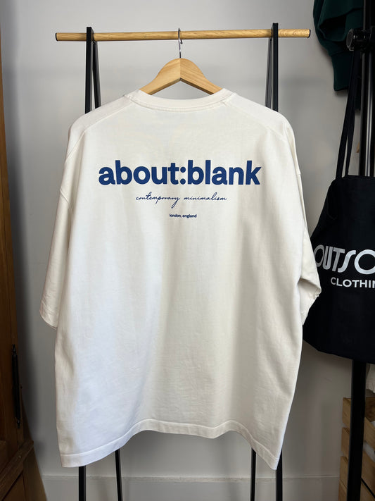 About:Blank Off White T-shirt - XL