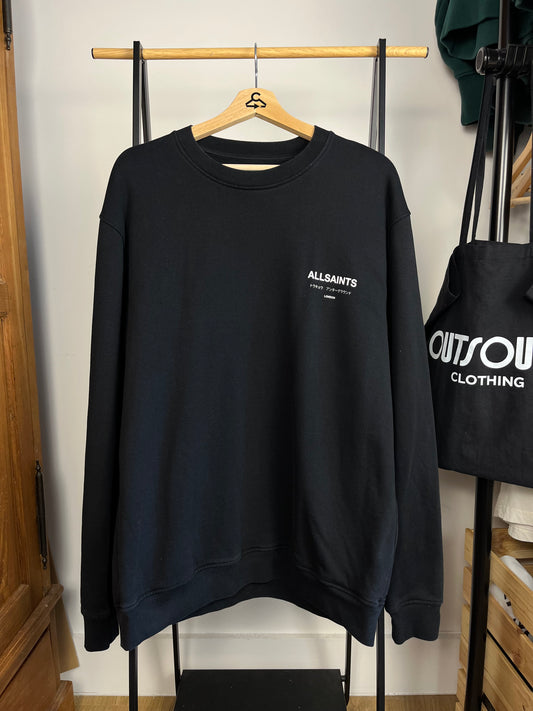 All Saints Black Sweatshirt - Medium