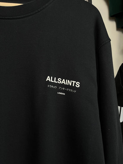 All Saints Black Sweatshirt - Medium