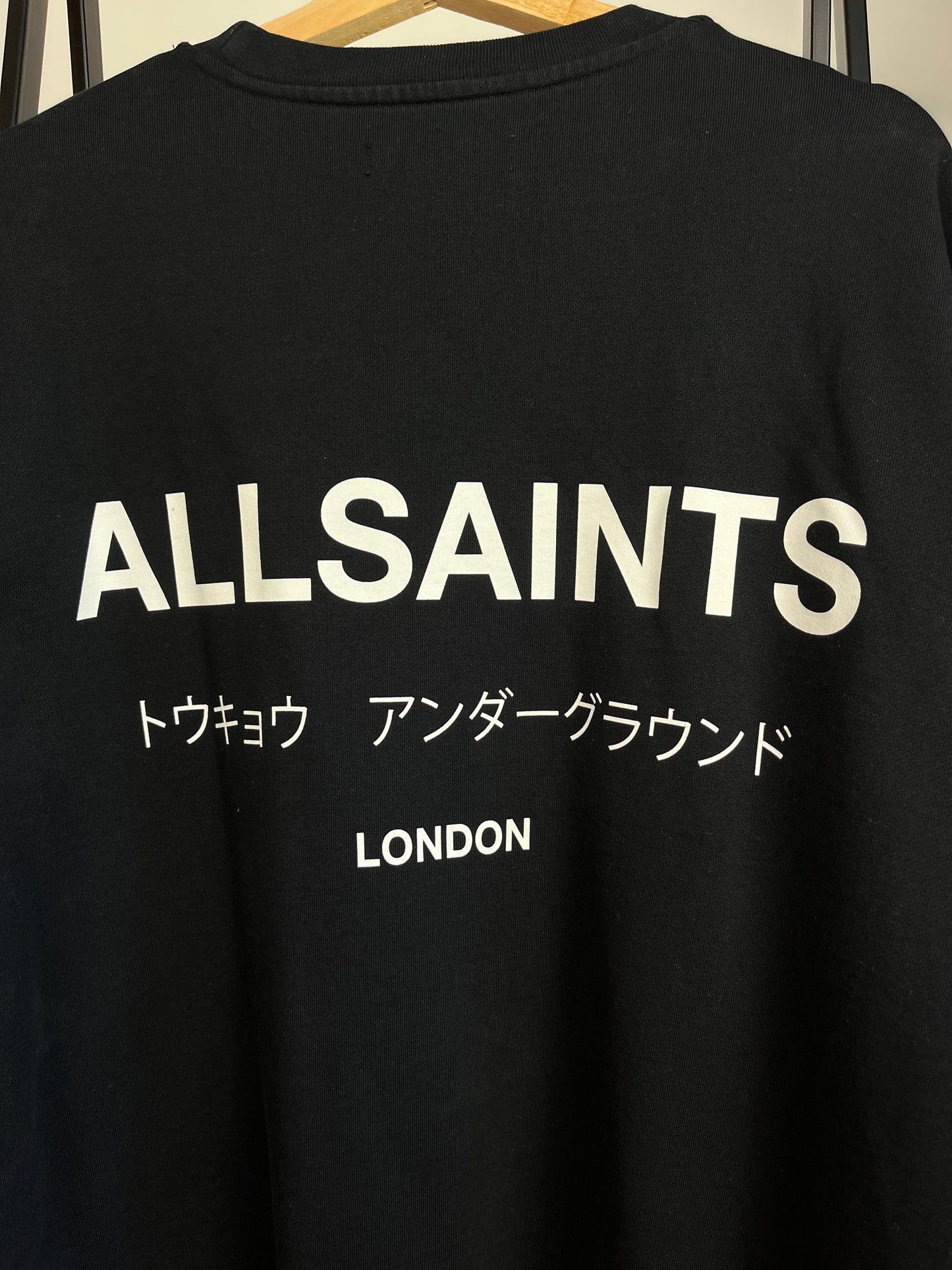 All Saints Black Sweatshirt - Medium