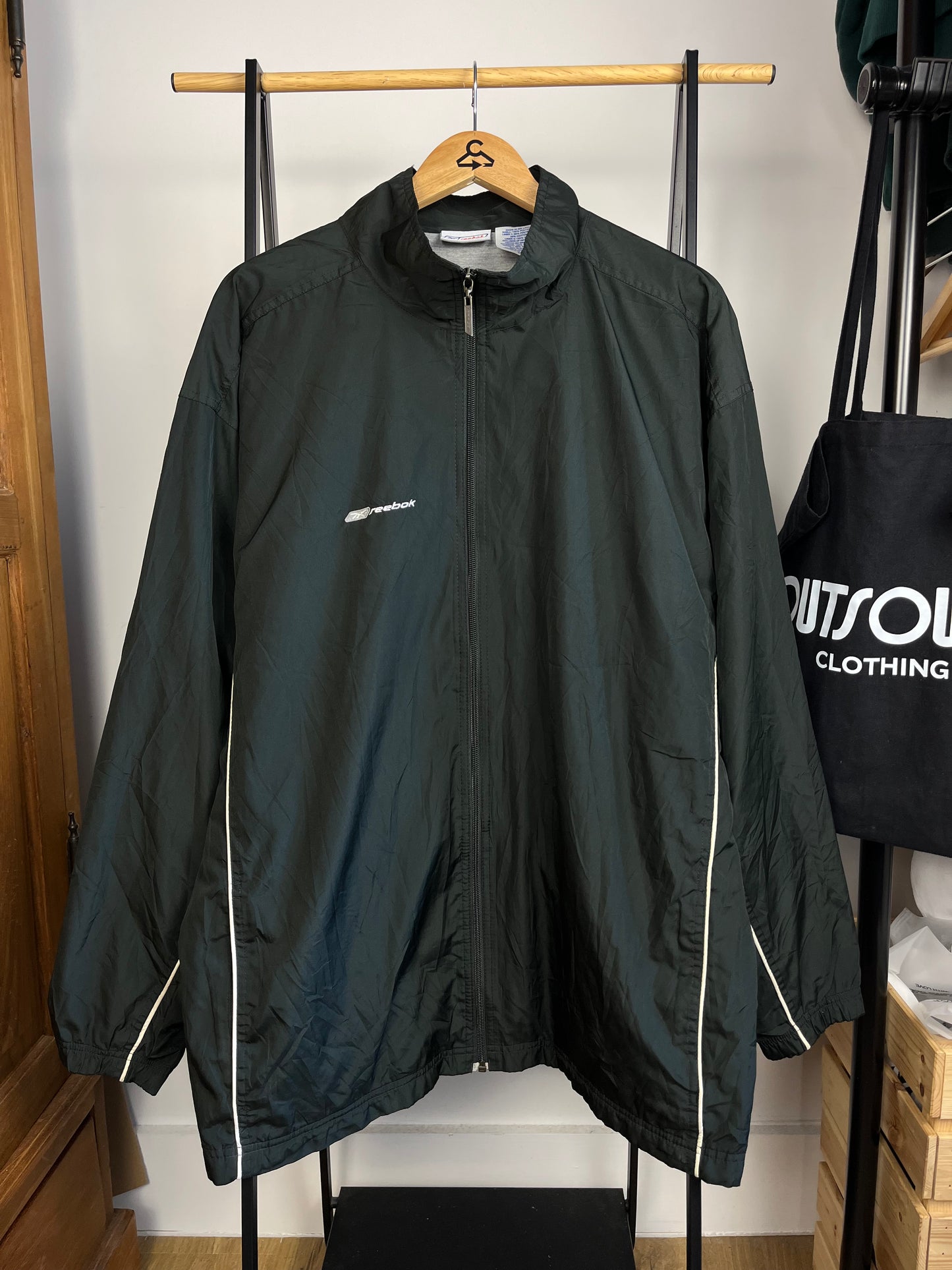 Reebok Dark Green Track Jacket - XL