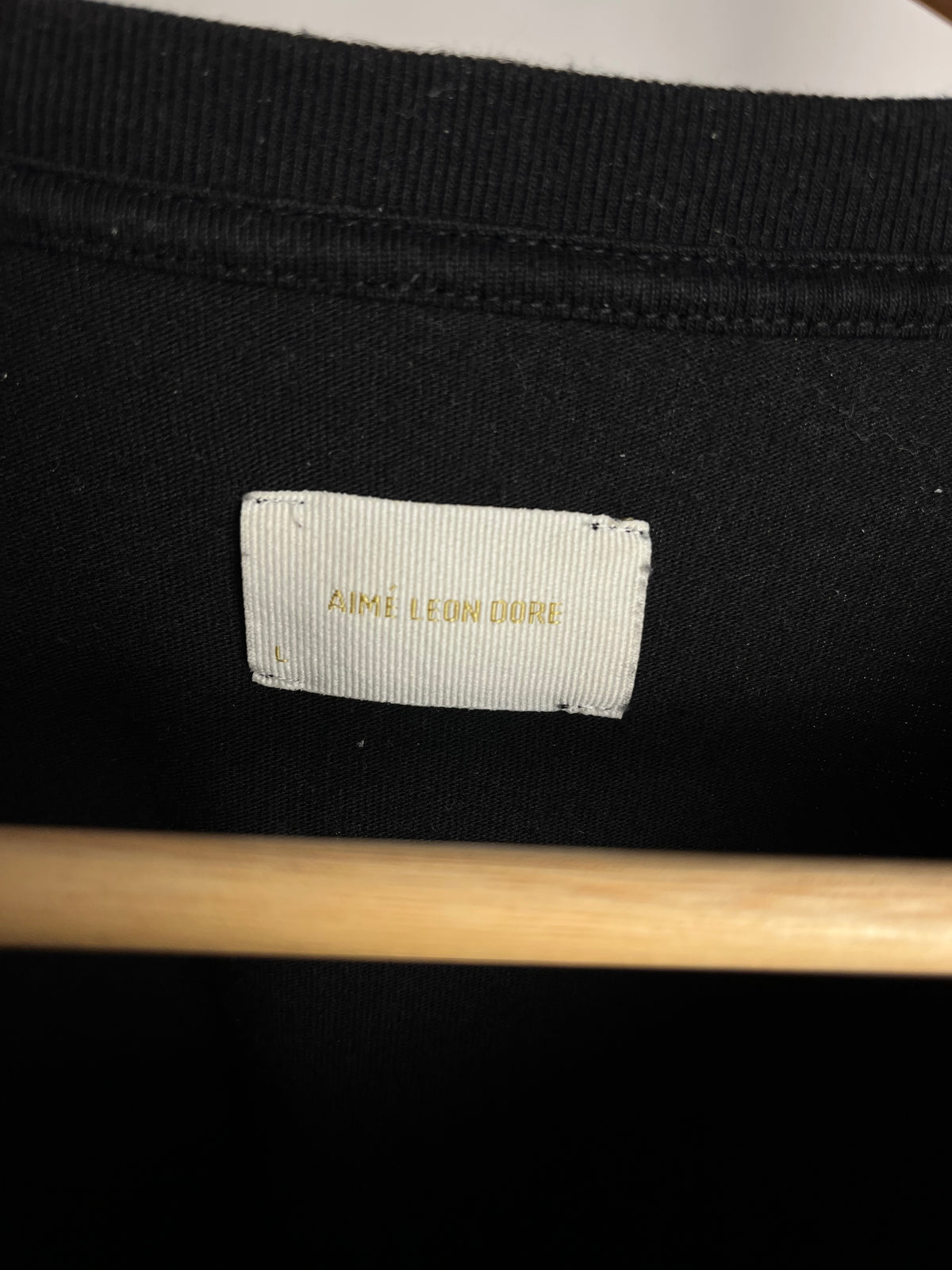 Aimé Leon Dore Black T-Shirt - Large