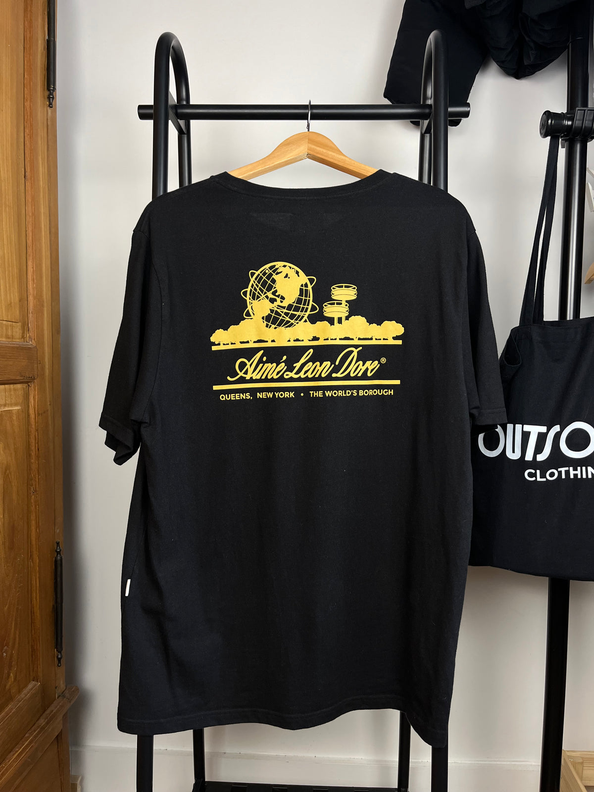 Aimé Leon Dore Black T-Shirt - Large